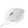 MOUSE NEDIS MSWD200WT OTTICO USB ULTRASOTTILE 1000 DPI COLORE BIANCO